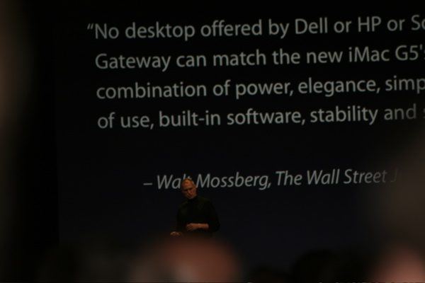Macworld San Francisco 2006 — keynote — photograph 39
